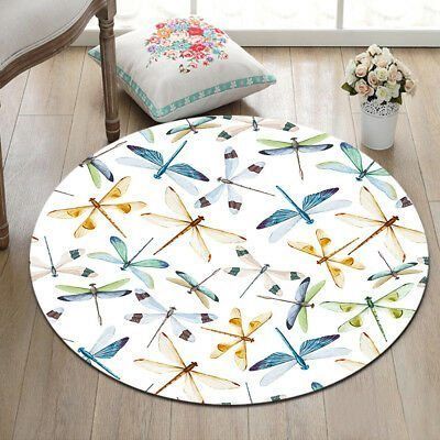Dragonfly Round Carpet