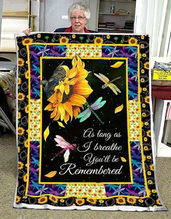 Dragonfly Sherpa Fleece Blanket