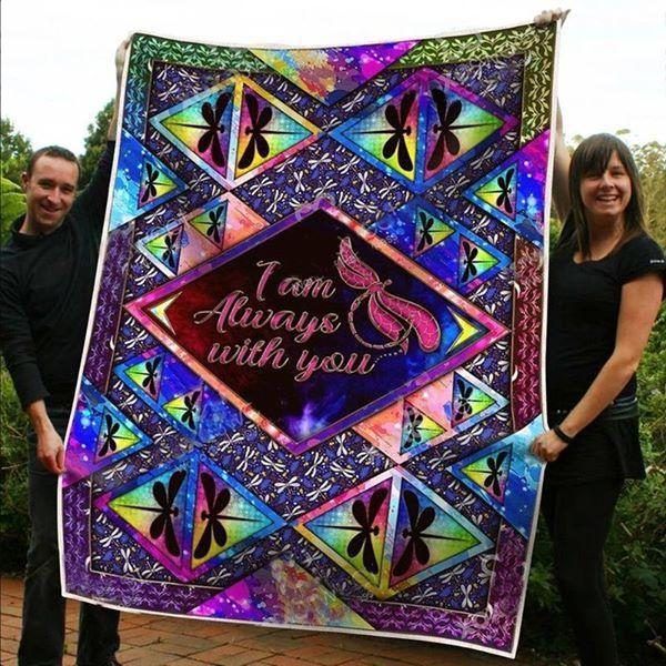 Dragonfly Sherpa Fleece Blanket