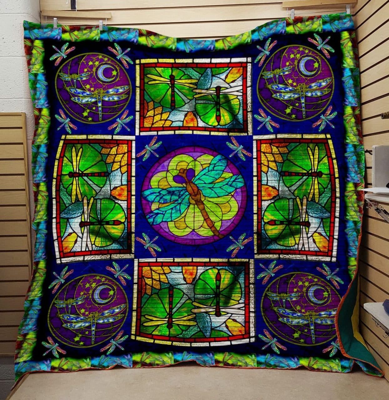 Dragonfly Color Of Life Quilt Blanket Christmas Gift Christmas Christmas Gifts Merry Christmas Holiday Gifts Gift Dhc03011169Dd