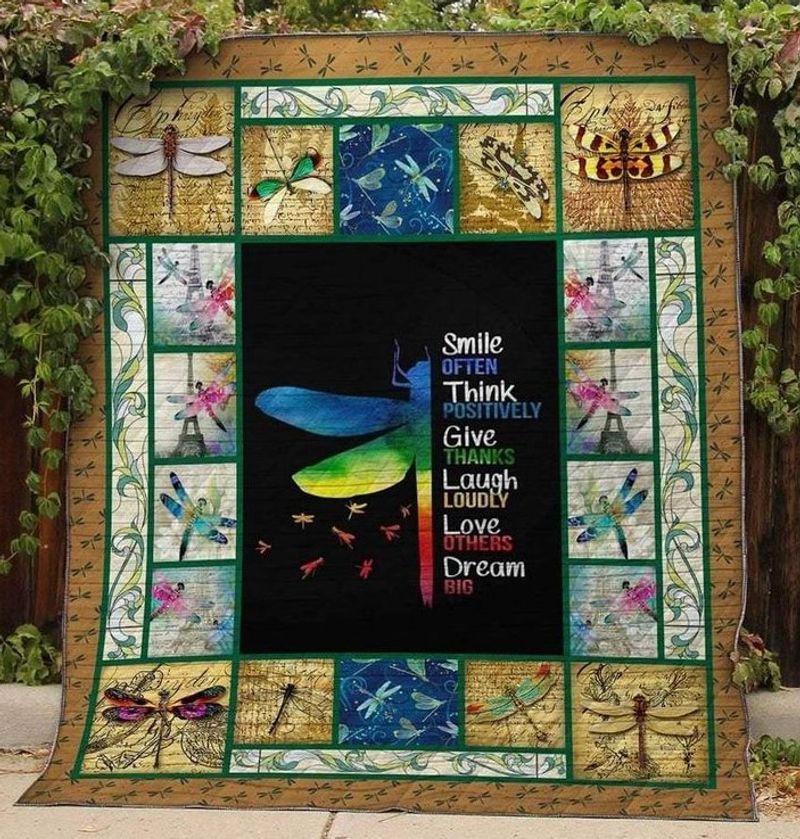Dragonfly Colorful Dragonfly Quilt Blanket Christmas Gift Dhc04011273Dd