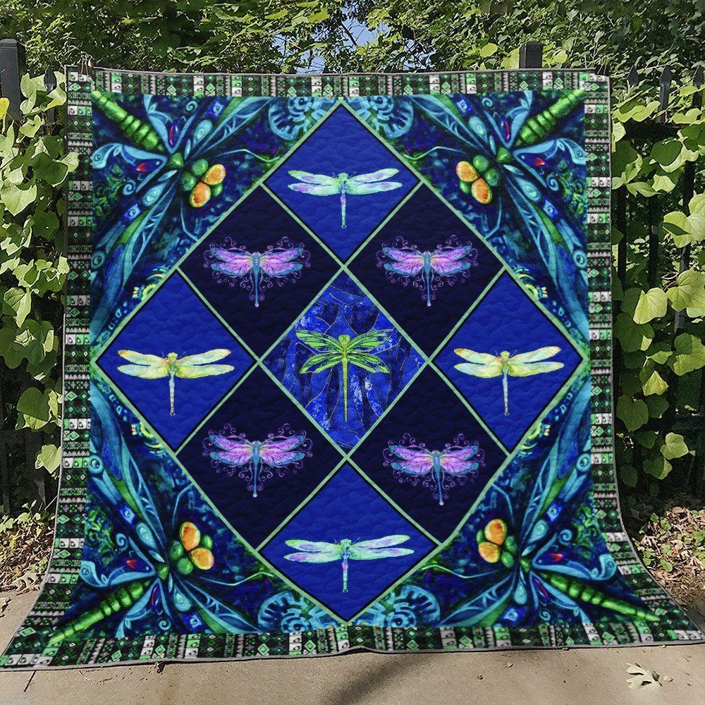 Dragonfly D010754 Quilt Blanket