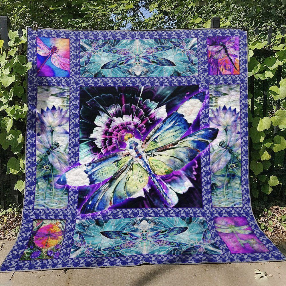 Dragonfly D010757 Quilt Blanket