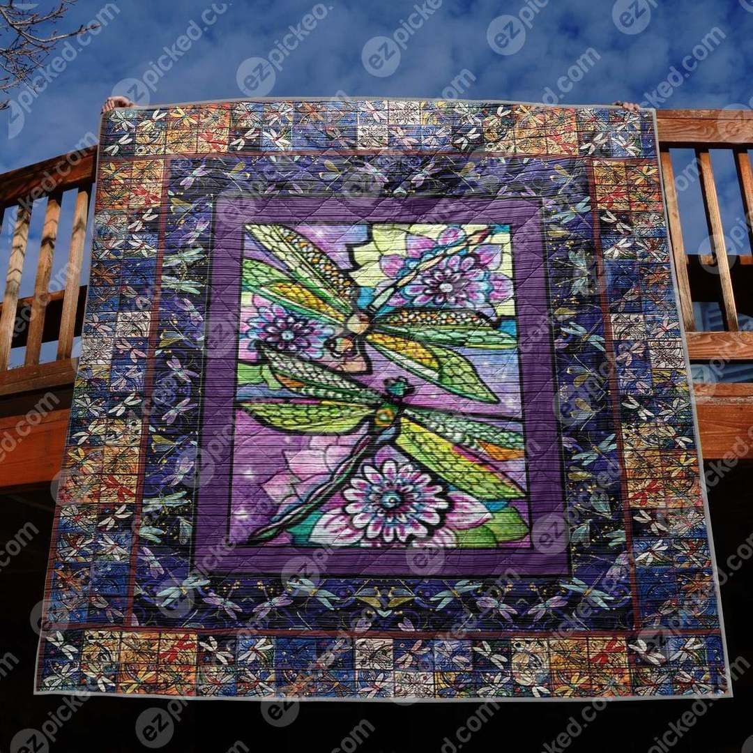 Dragonfly Dance CLT170623 Quilt Blanket