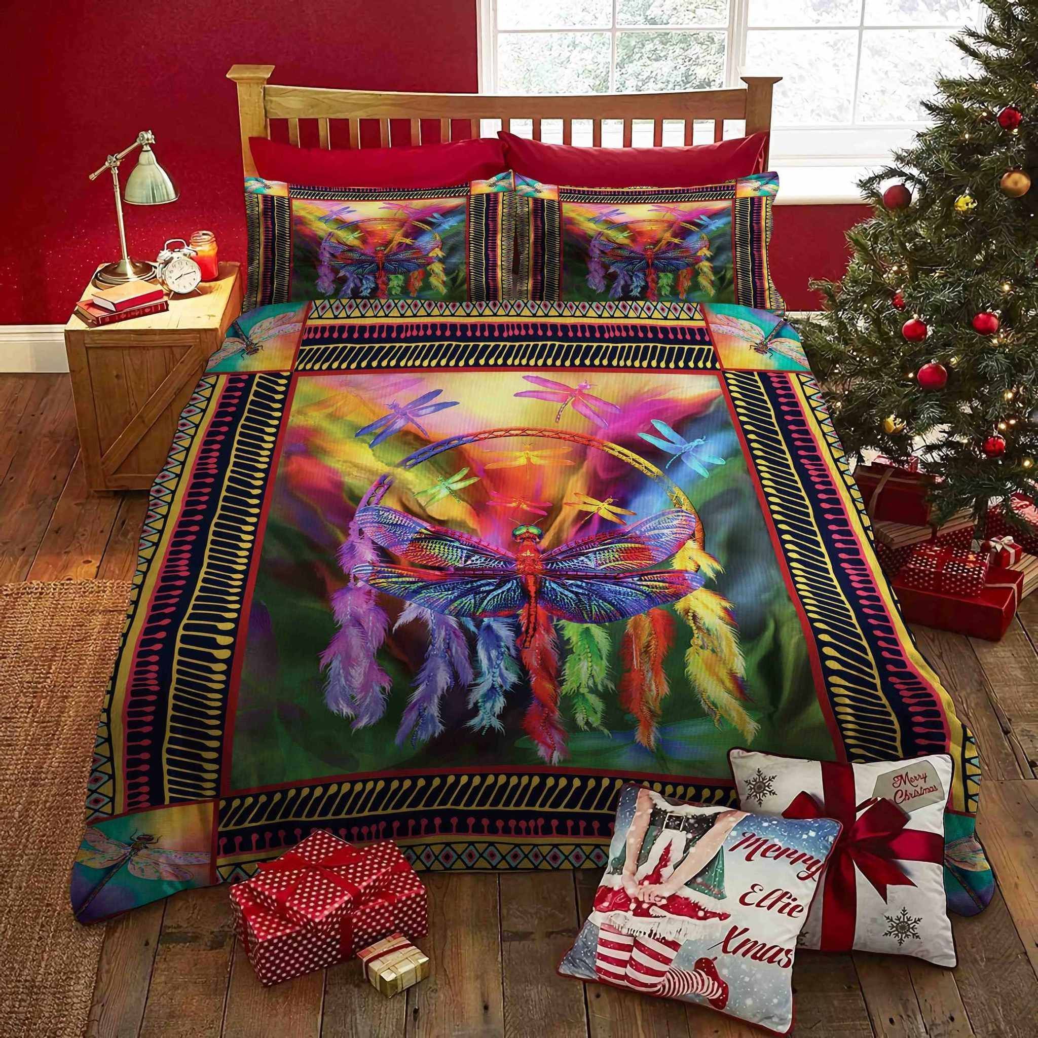 Dragonfly Dreamcatcher Bedding Set