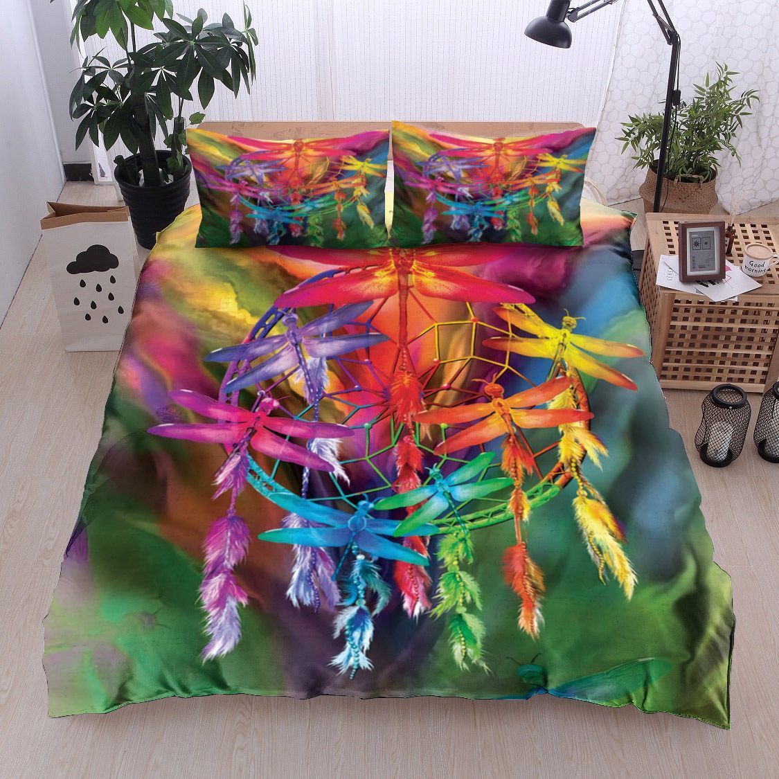 Dragonfly Dreamcatcher Bedding Set