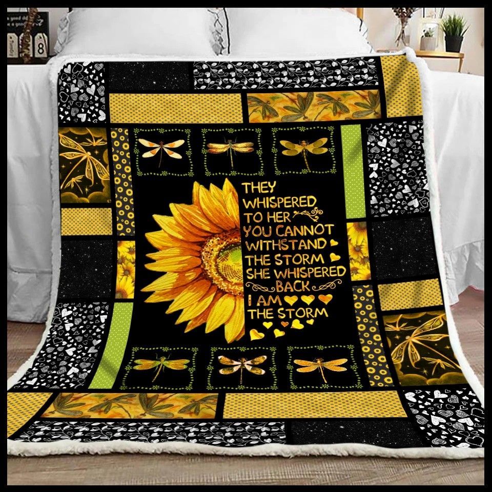 Dragonfly Fleece Blanket