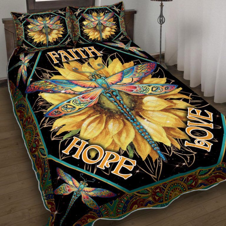 Dragonfly Faith Bedding Set