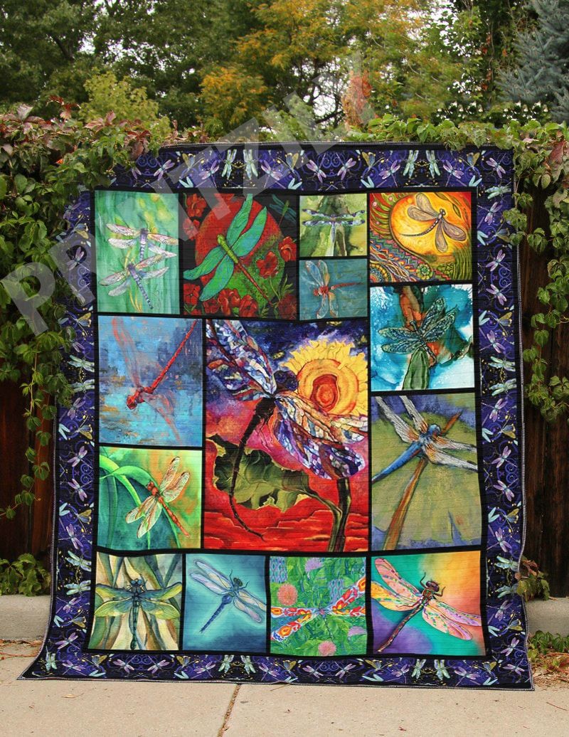 Dragonfly Flying Fairy Quilt Blanket Christmas Gift Dhc04011320Dd