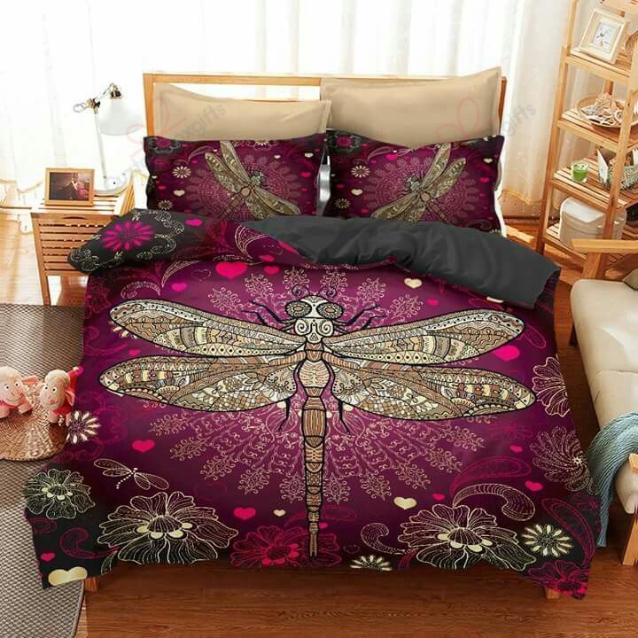 Dragonfly Heart Bedding Set