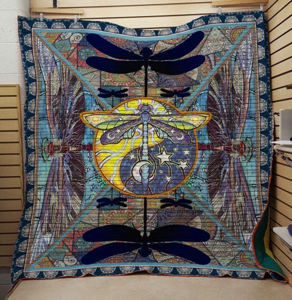 Dragonfly Here Comes The Sun Quilt Blanket Christmas Gift Dhc04011315Dd