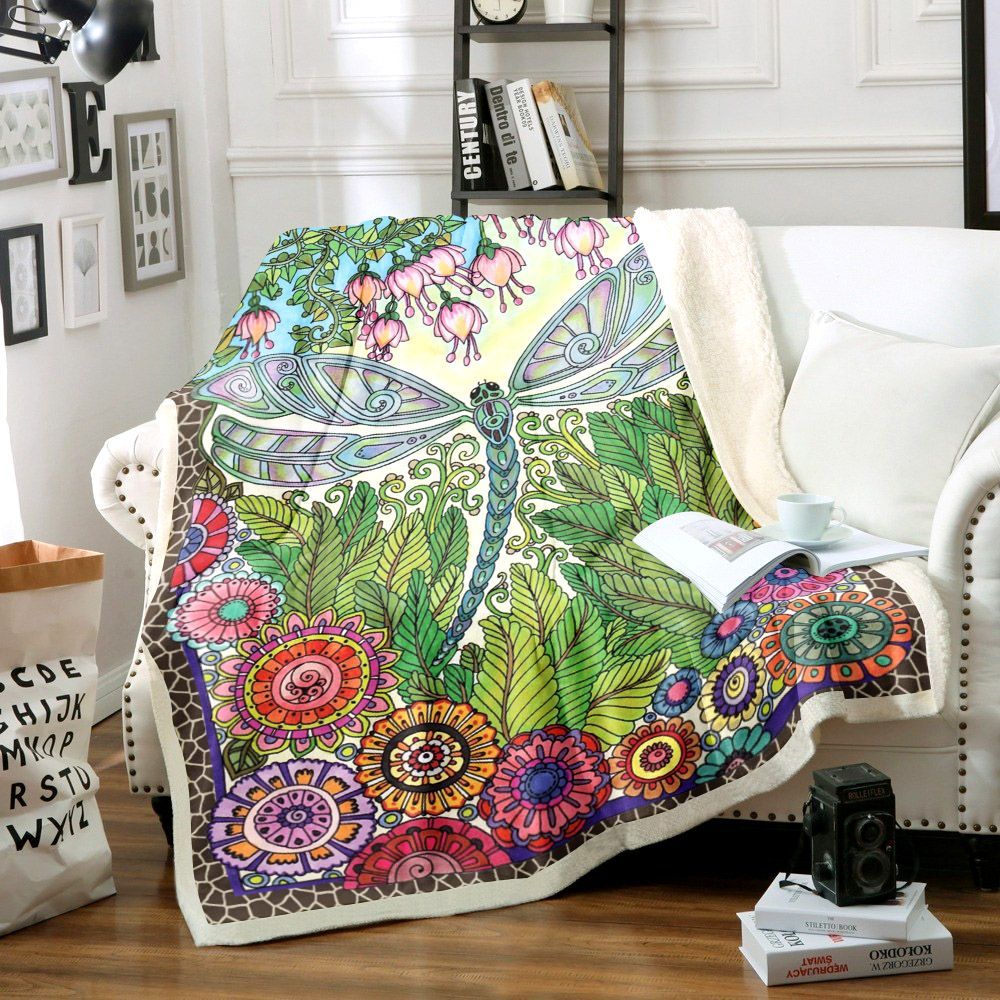 Dragonfly Sherpa Fleece