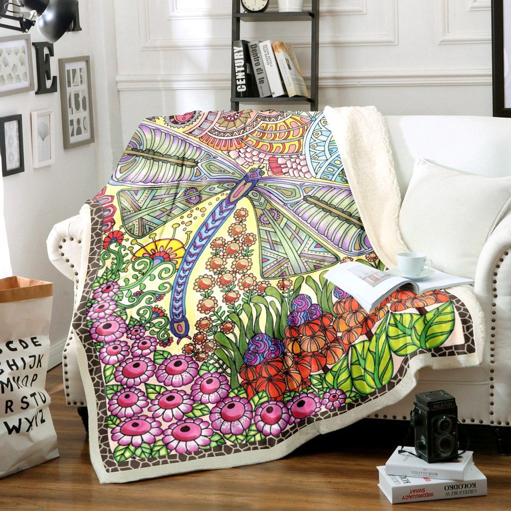 Dragonfly Sherpa Fleece