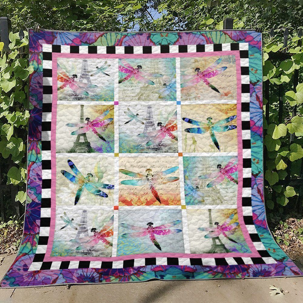Dragonfly HM130720 Quilt Blanket