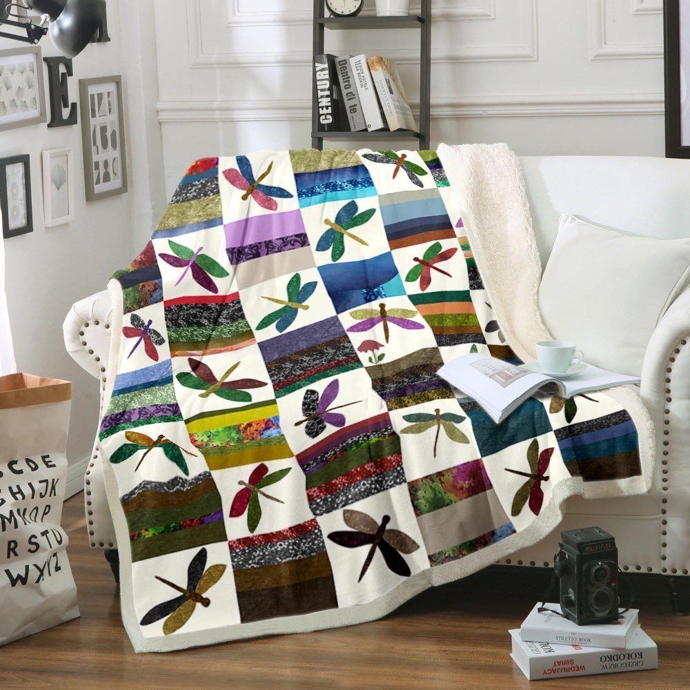 Dragonfly Sherpa Fleece