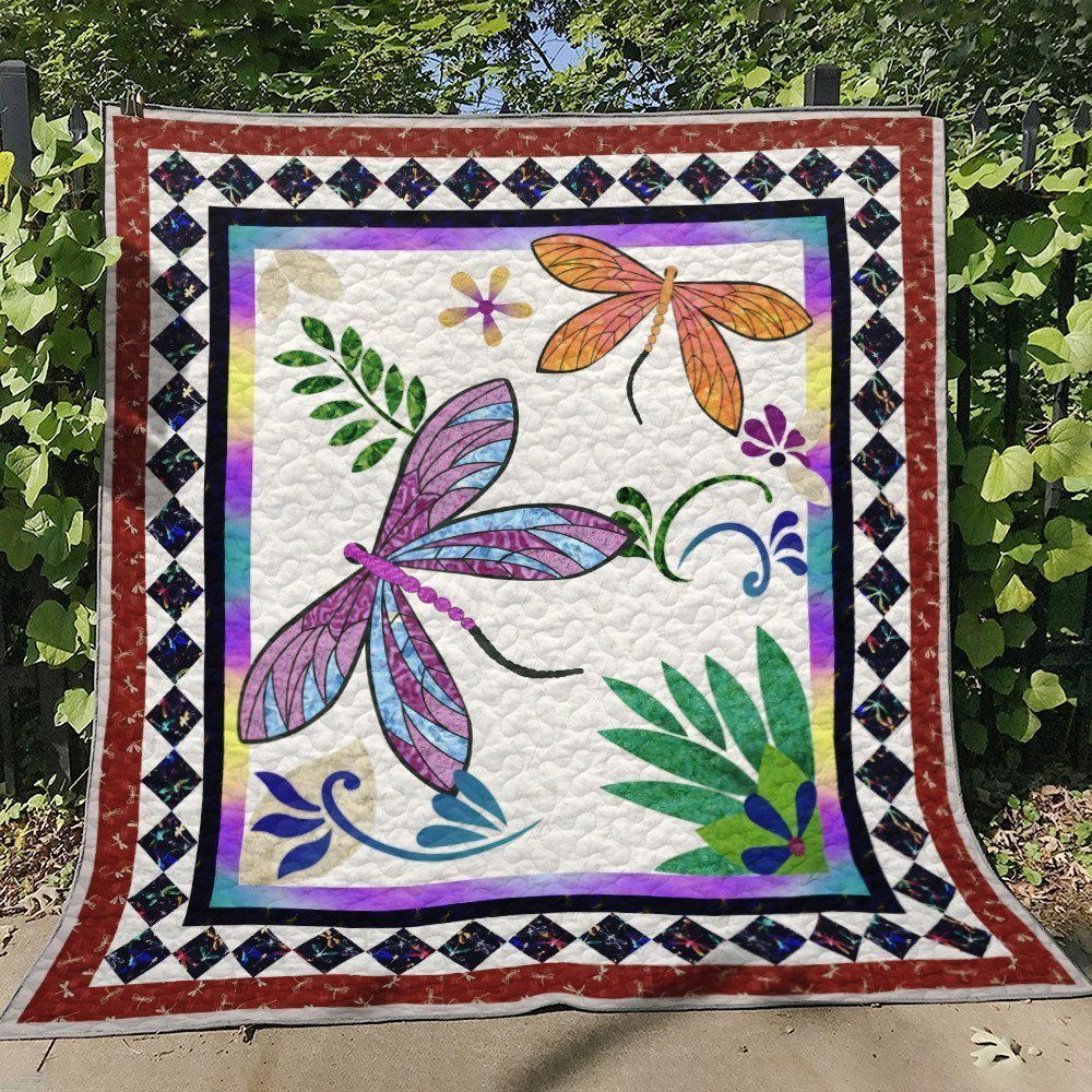 Dragonfly HN270616 Quilt Blanket