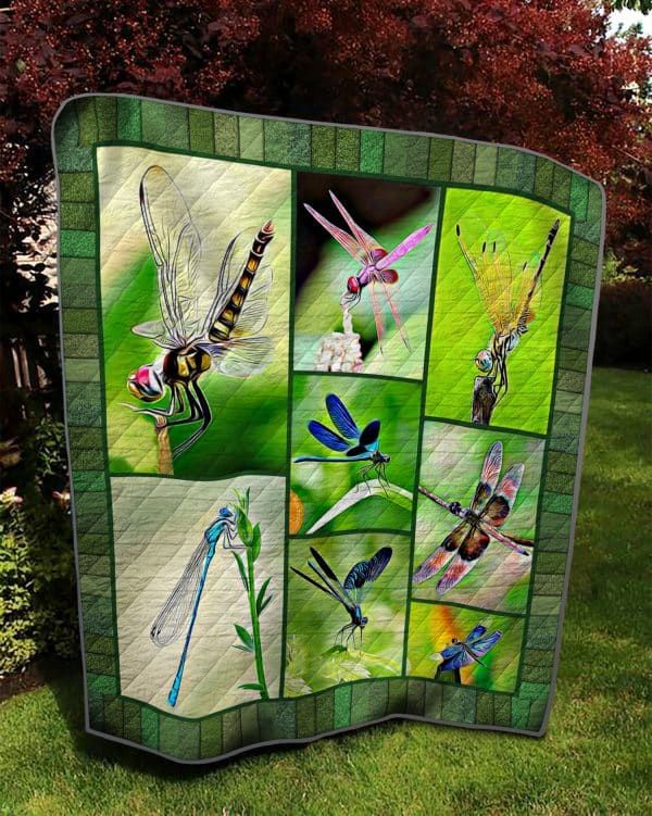 Dragonfly I Hope You Fly Quilt Blanket Christmas Gift Dhc04011287Dd