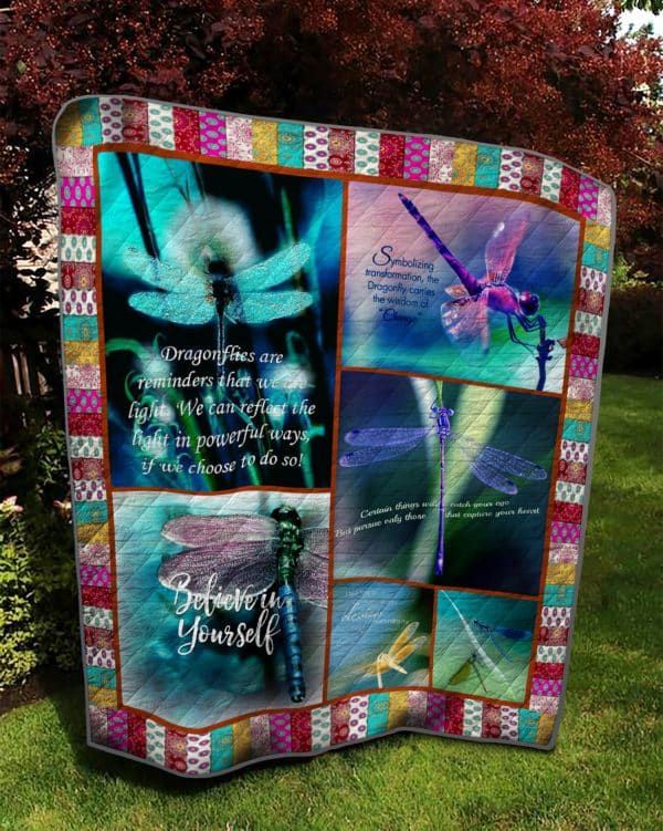 Dragonfly I Loved Dragonfly First Quilt Blanket Christmas Gift Dhc04011292Dd