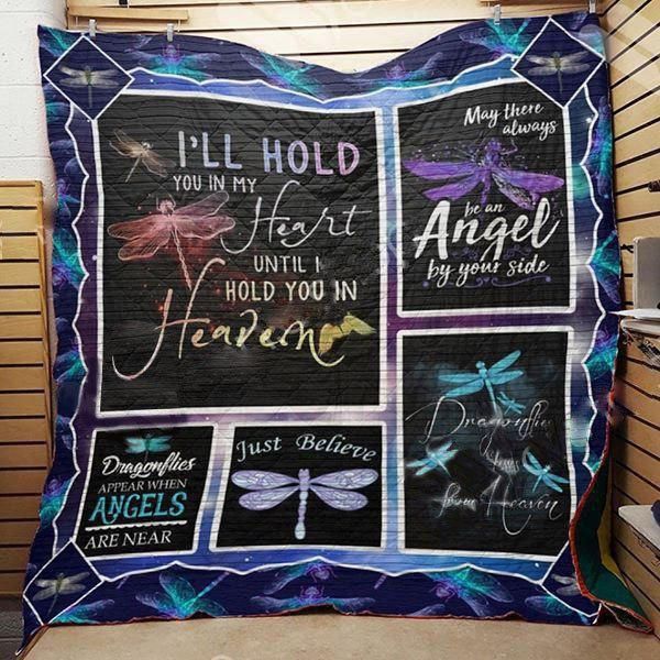 Dragonfly Ill Hold You My Heart Quilt Blanket Christmas Gift Dhc04011265Dd