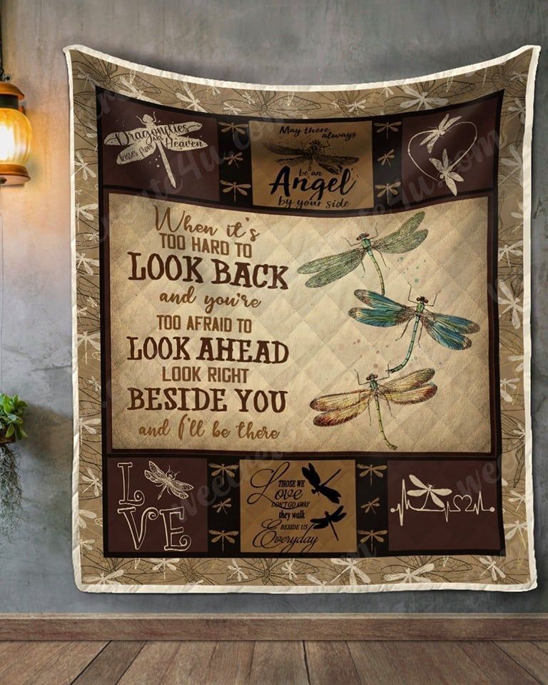 Dragonfly Kisses Heaven GS-CL-DT2906 Quilt Blanket
