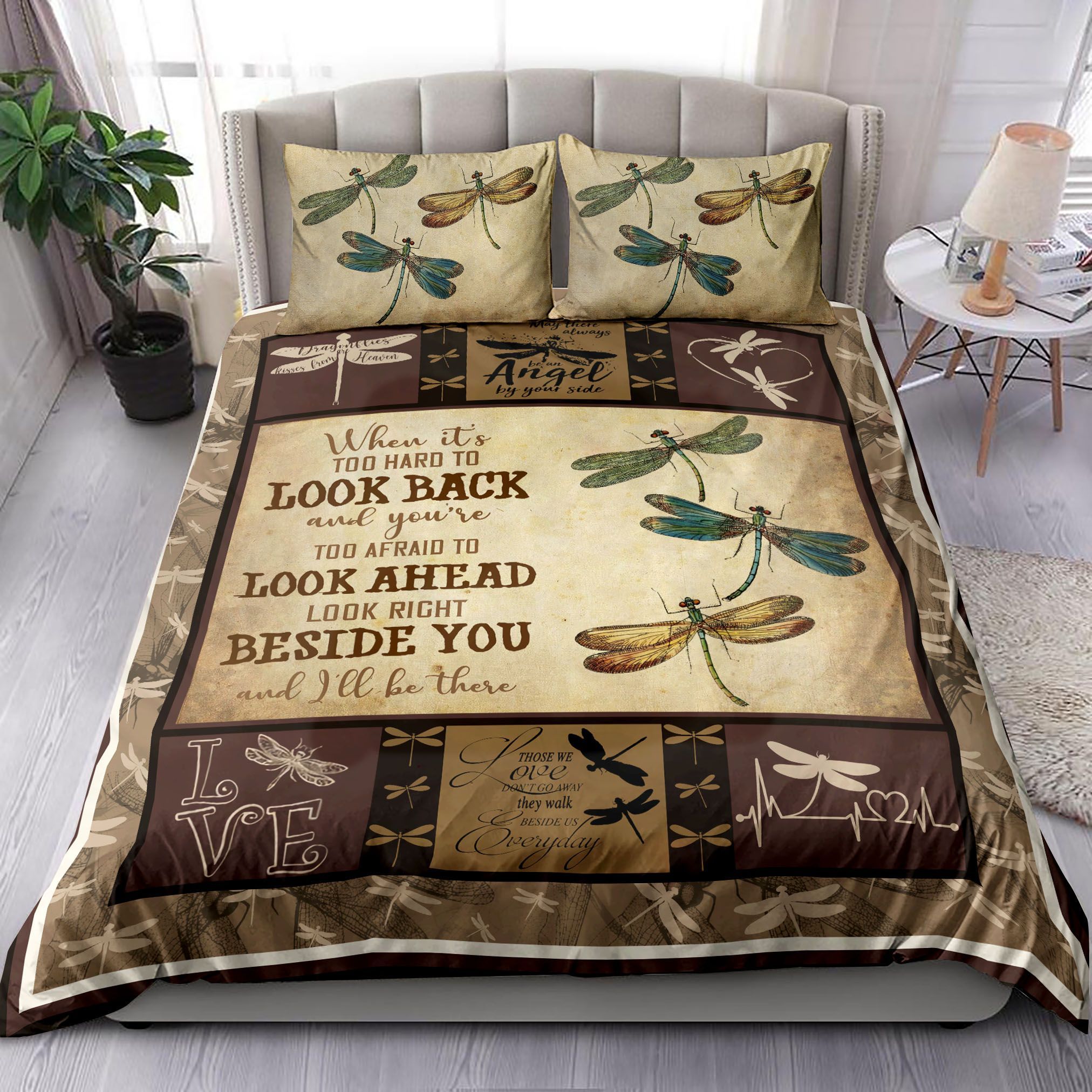 Dragonfly Kisses Heaven Bedding Set