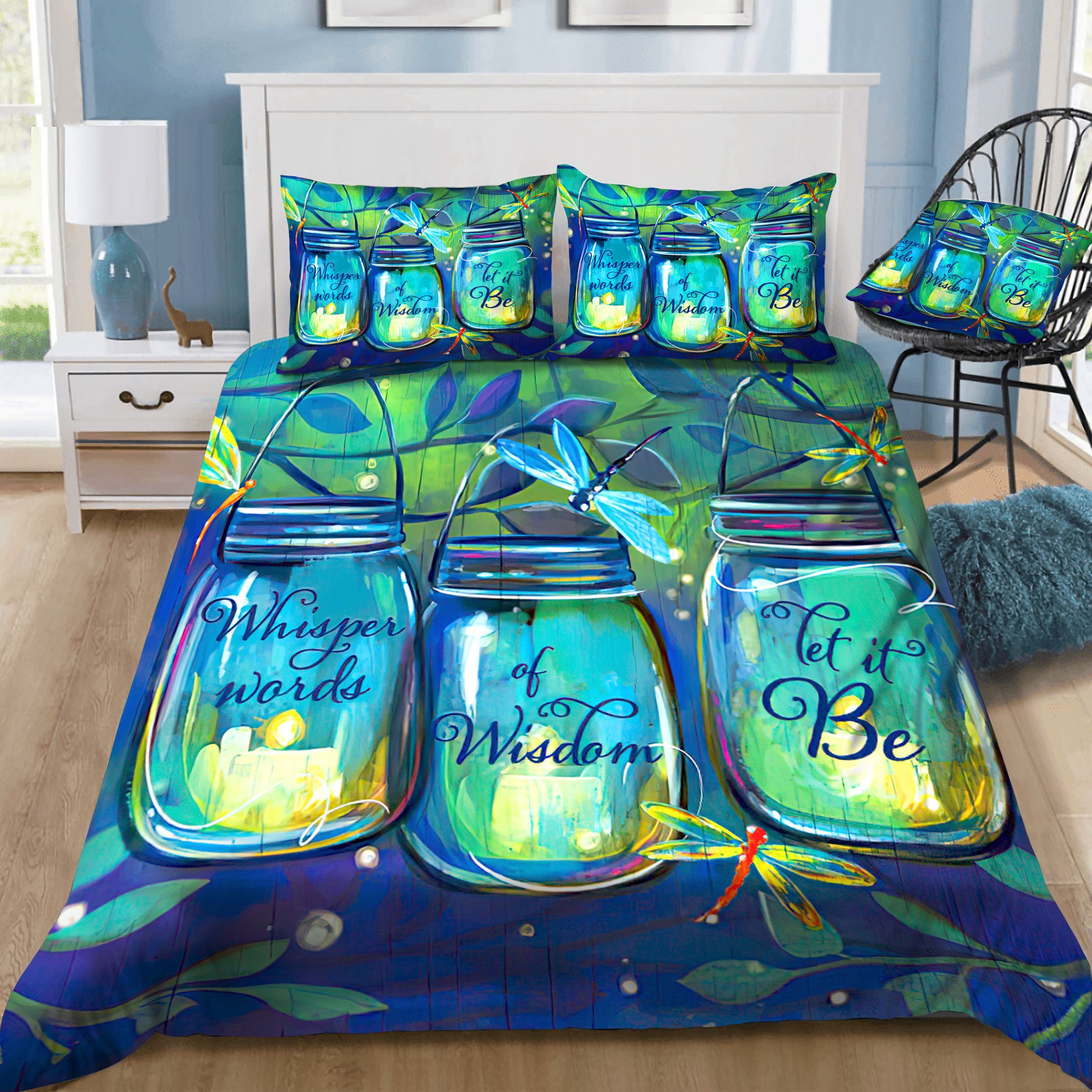 Dragonfly Let It Be Bedding Set