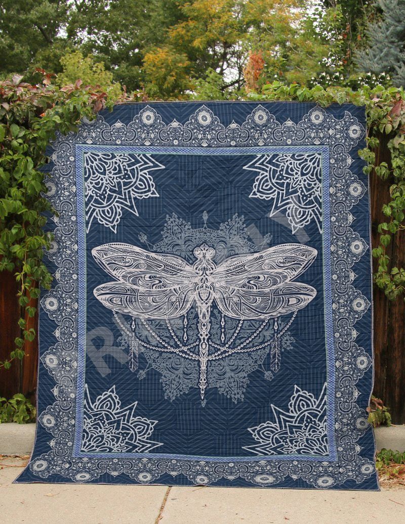Dragonfly Lovely Violet Dragonfly Quilt Blanket Christmas Christmas Gifts Merry Christmas Holiday Gifts Gift Dhc03011264Dd