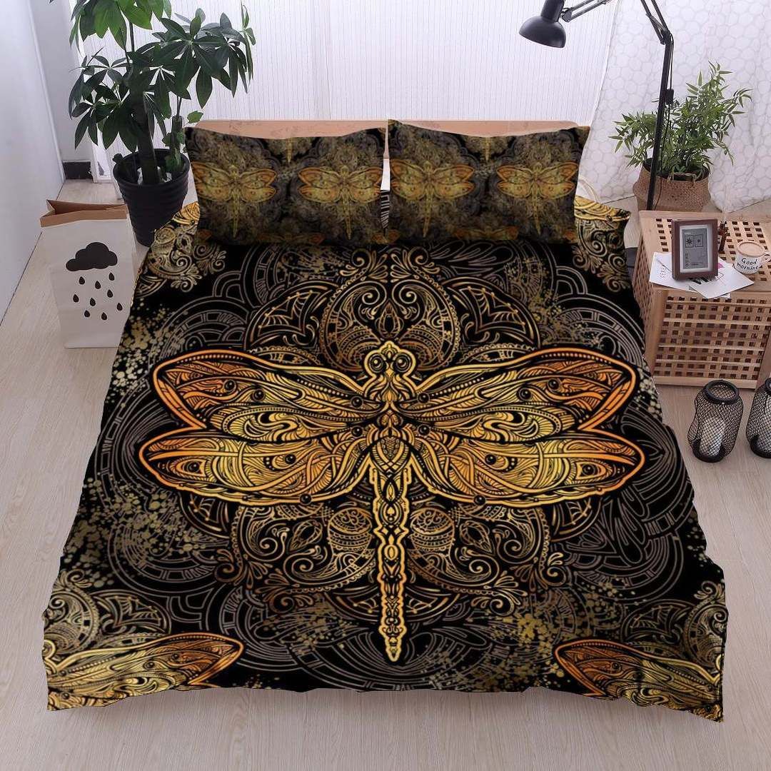Dragonfly Mandala Bedding Set