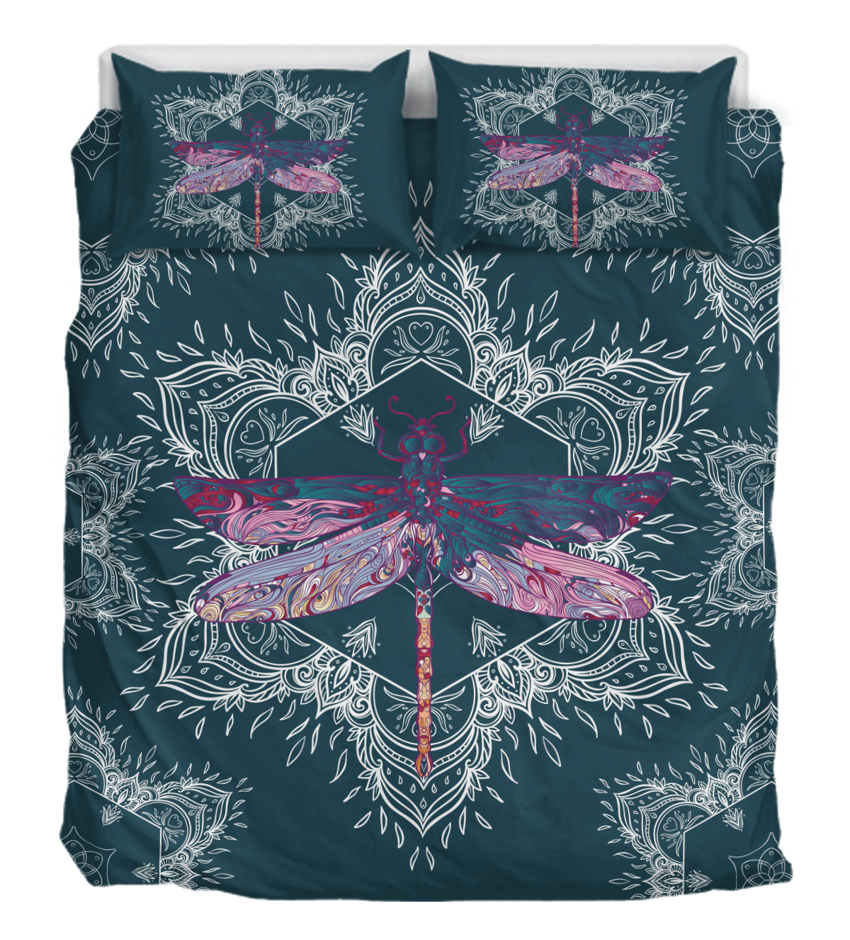 Dragonfly Mandala Bedding Set