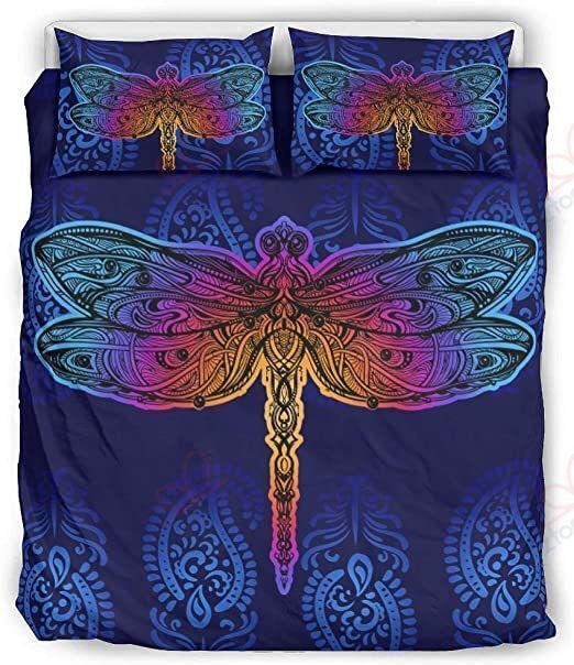 Dragonfly Mandala Bedding Set