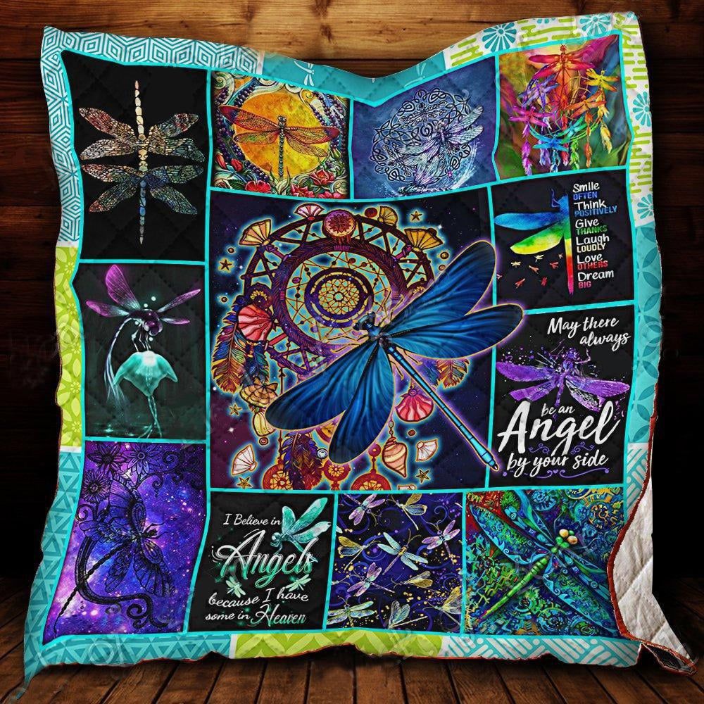 Dragonfly My Spirit Animal Is Dragonfly Quilt Blanket Christmas Gift Dhc04011270Dd