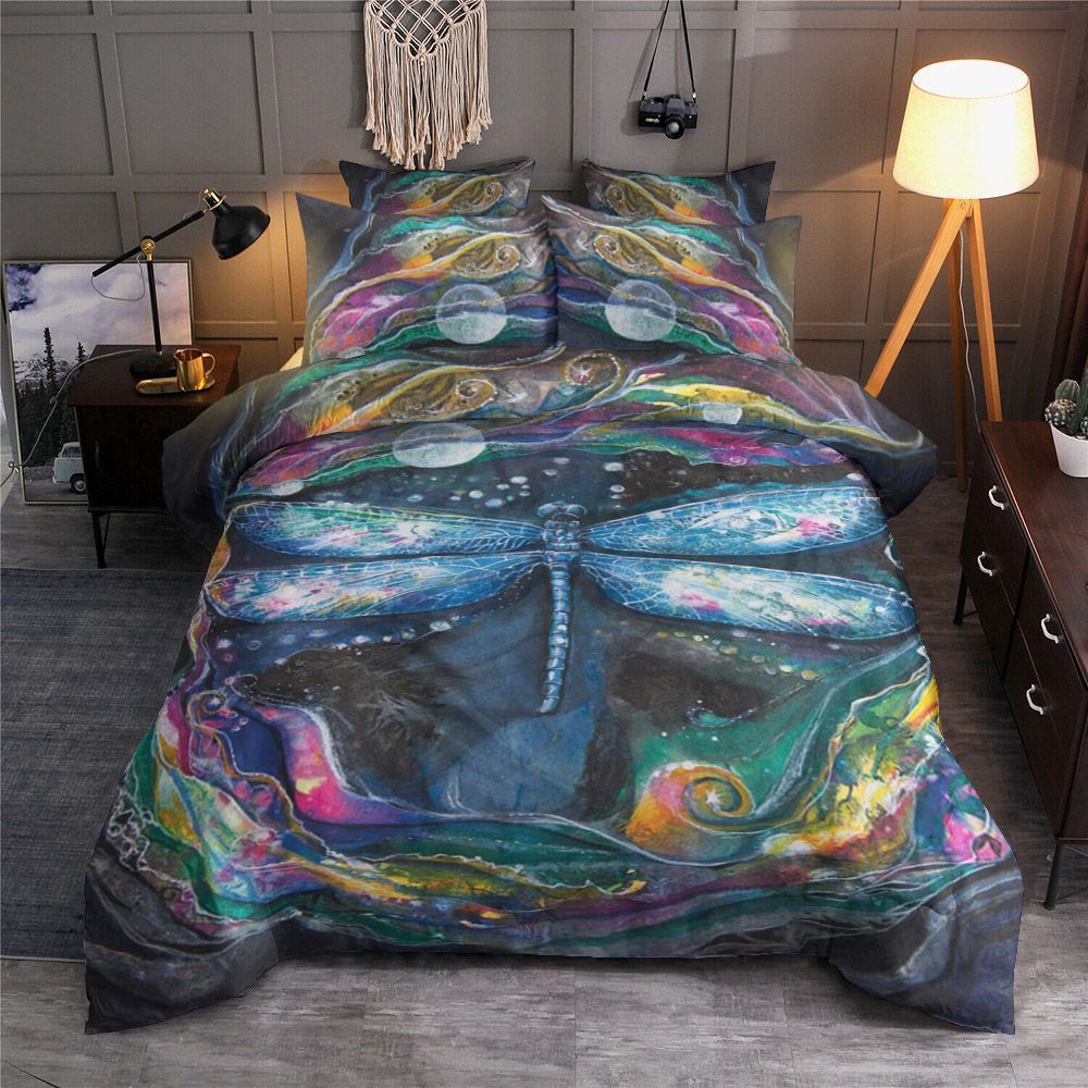 Dragonfly Night Magic Bedding Set
