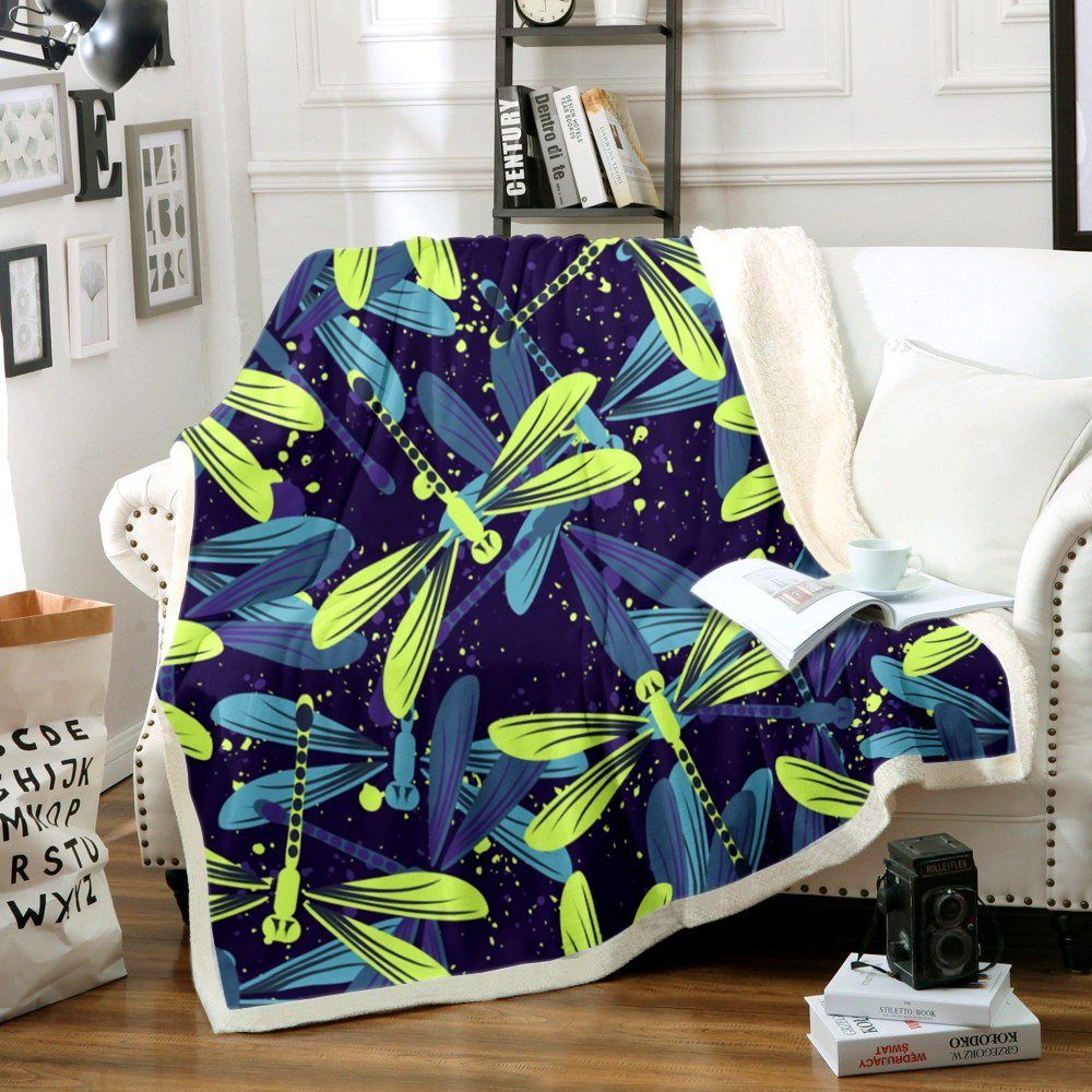 Dragonfly Sherpa Fleece