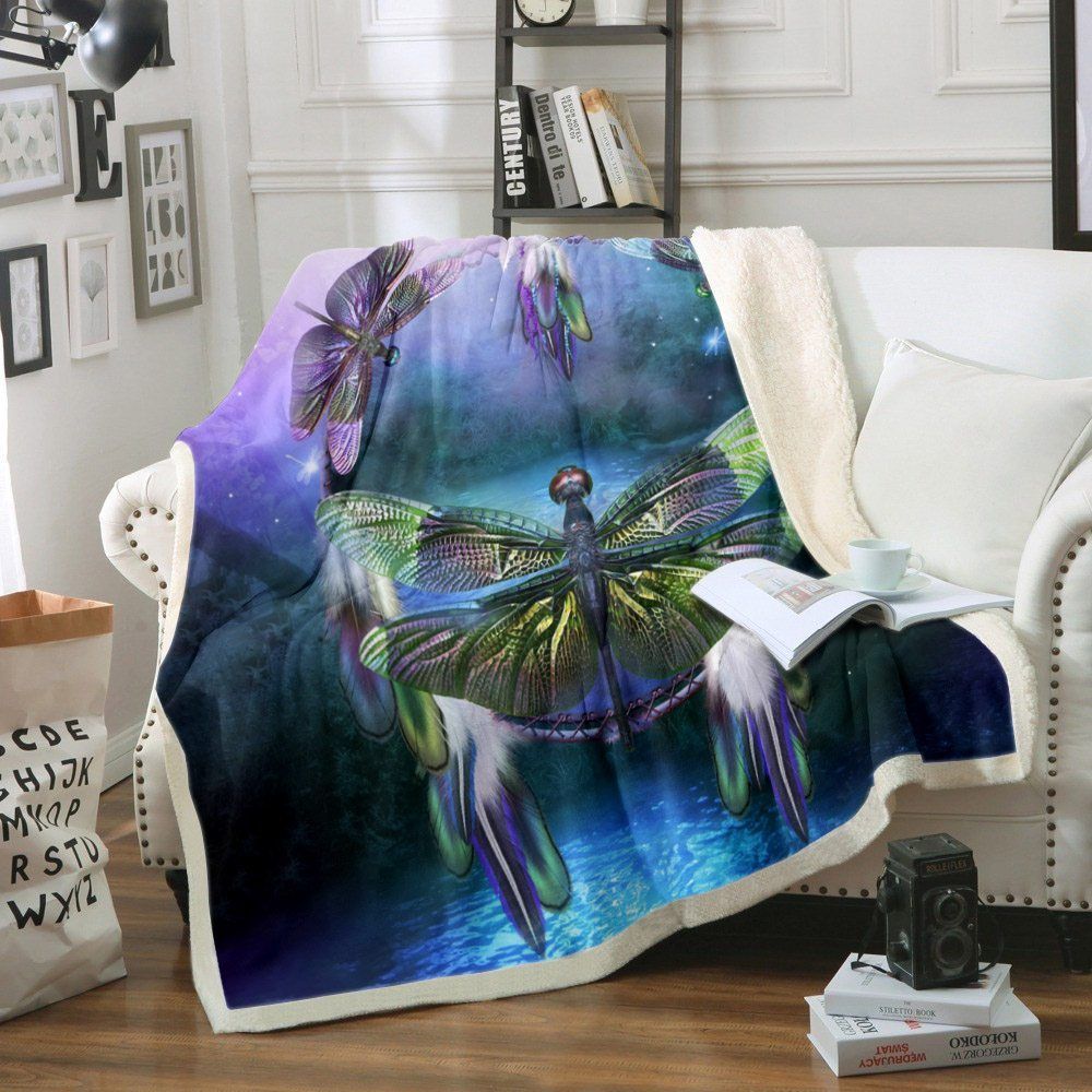 Dragonfly Sherpa Fleece