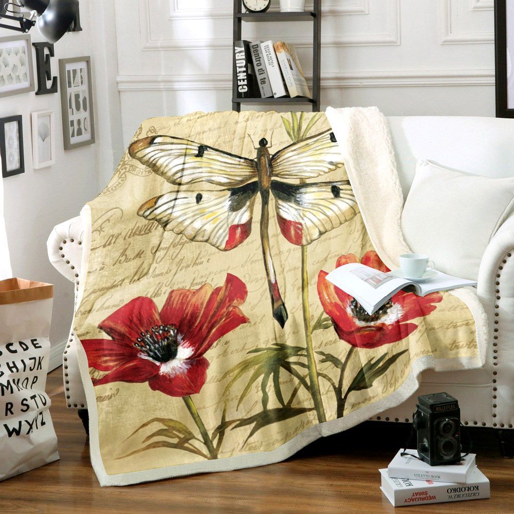 Dragonfly Sherpa Fleece