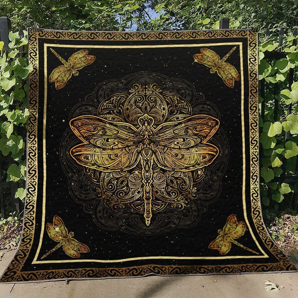 Dragonfly QN130723 Quilt Blanket