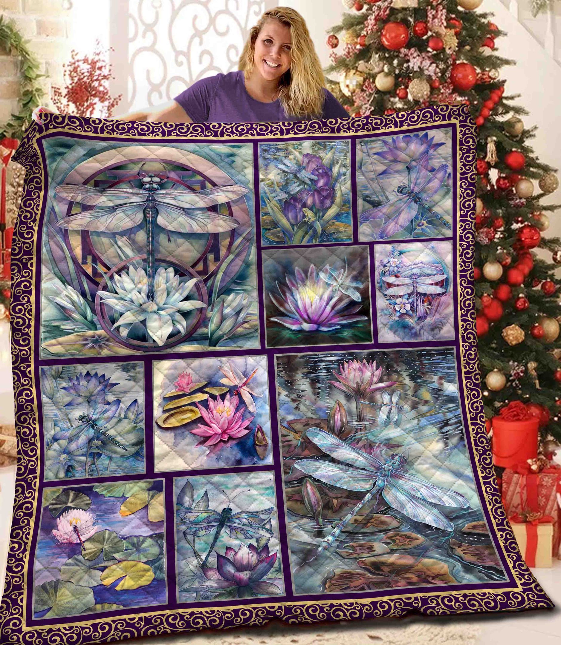 Dragonfly Quilt Blanket BBB011133SM