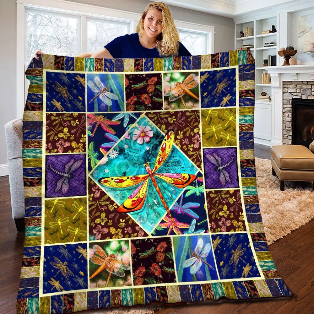 Dragonfly Quilt Blanket BBB060507MH