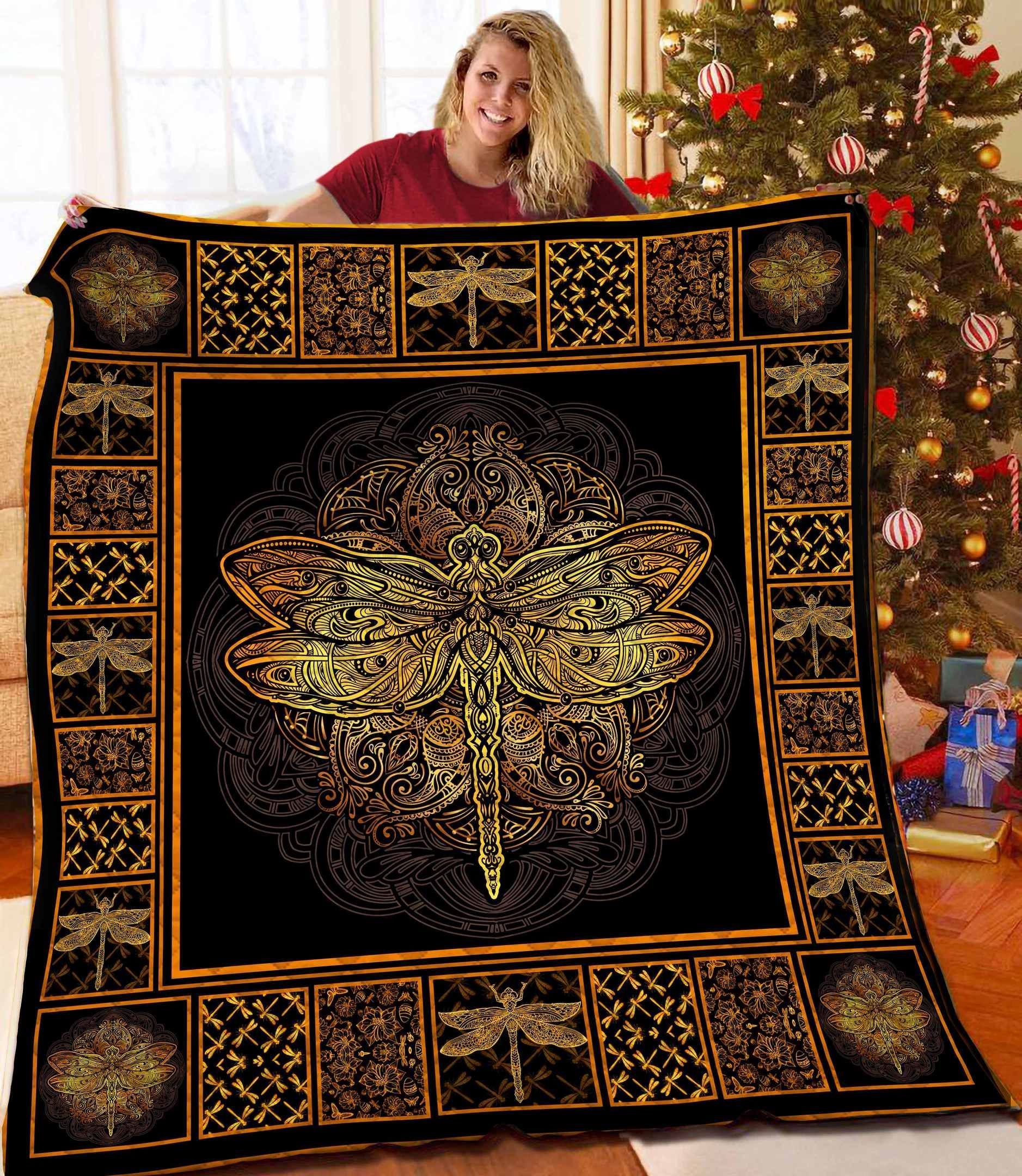 Dragonfly Quilt Blanket BBB121232HT
