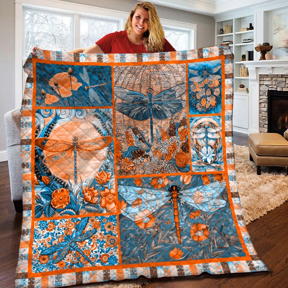 Dragonfly Quilt Blanket BBB150223HT