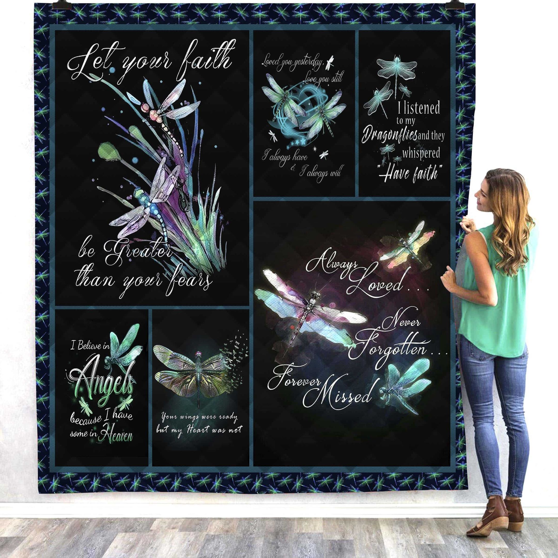 Dragonfly Quilt Blanket DHC13122625VT