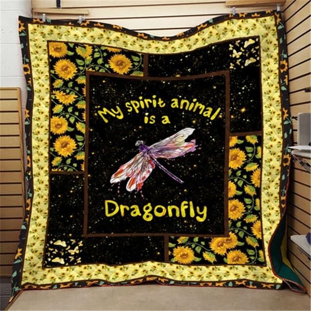 Dragonfly Quilt Blanket DHC13122700VT