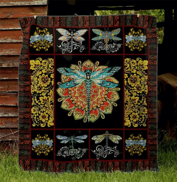 Dragonfly Quilt Blanket DHC13122720VT