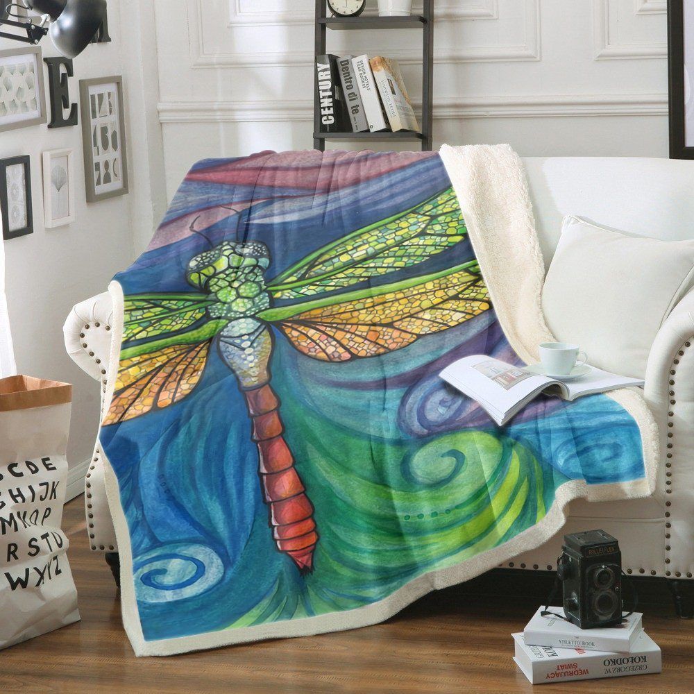 Dragonfly Sherpa Fleece