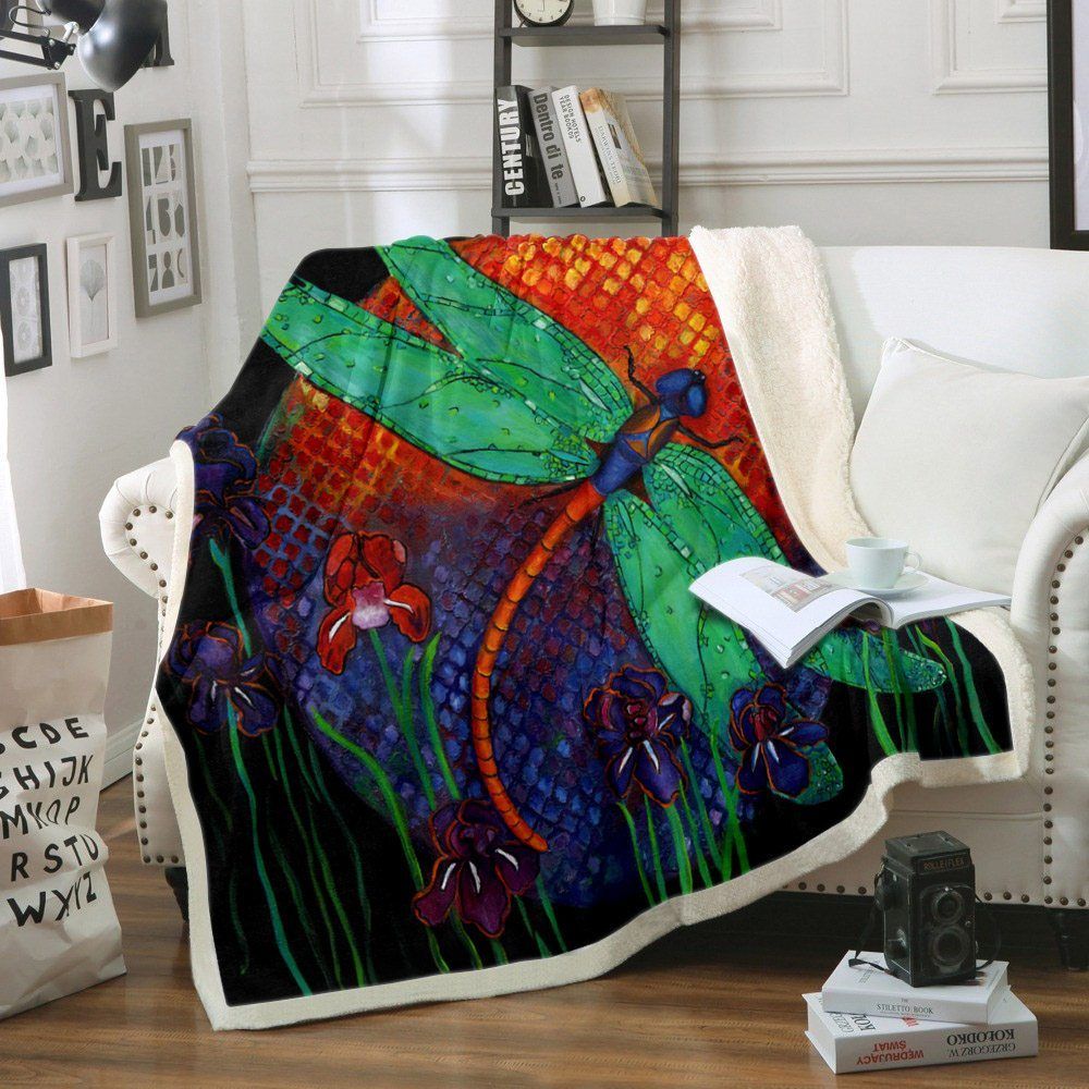 Dragonfly Sherpa Fleece