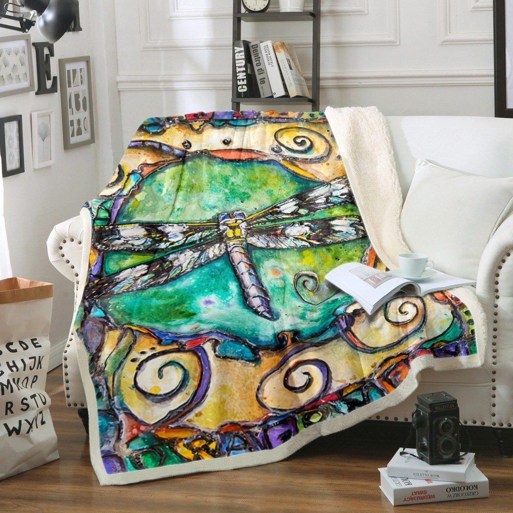 Dragonfly Sherpa Fleece