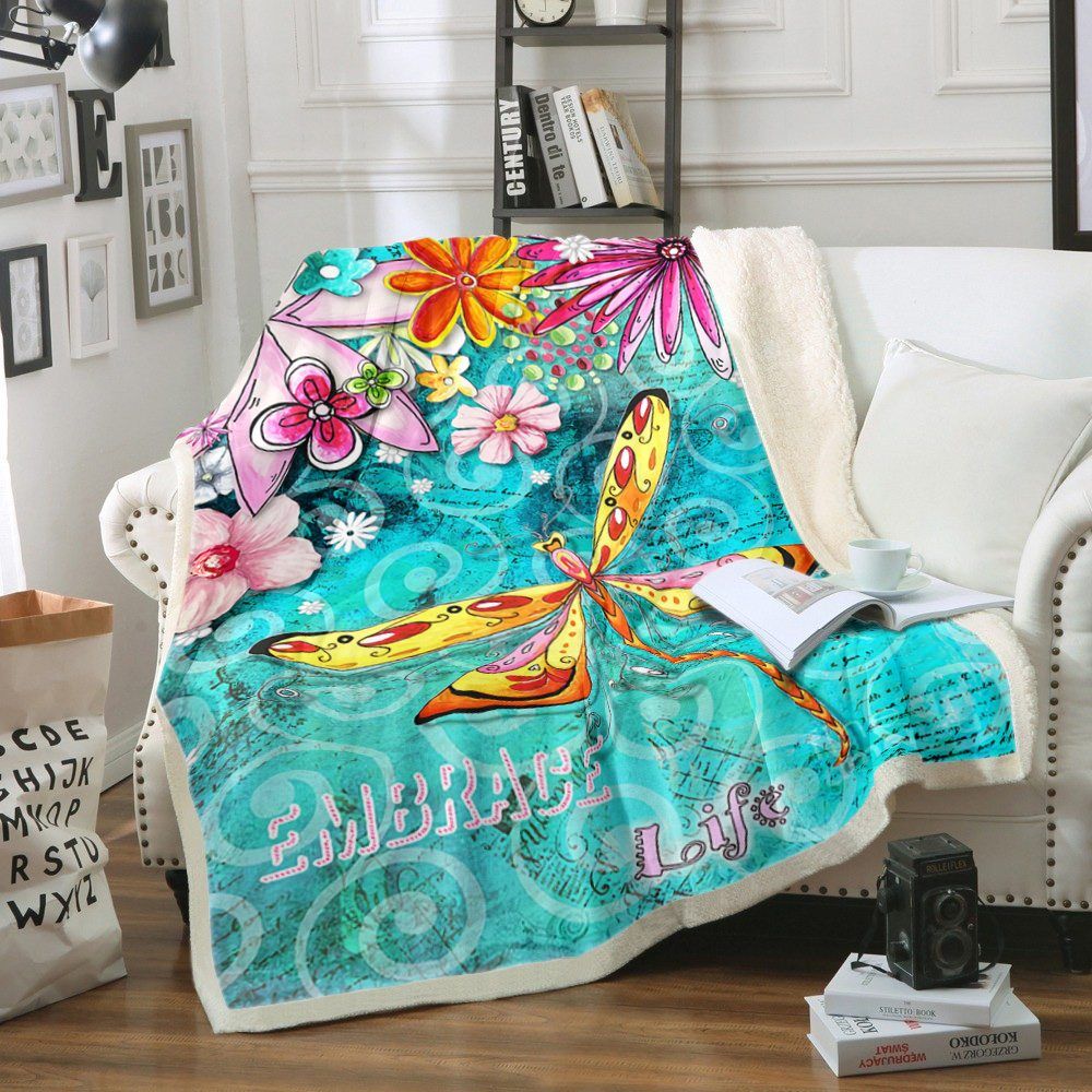 Dragonfly Sherpa Fleece