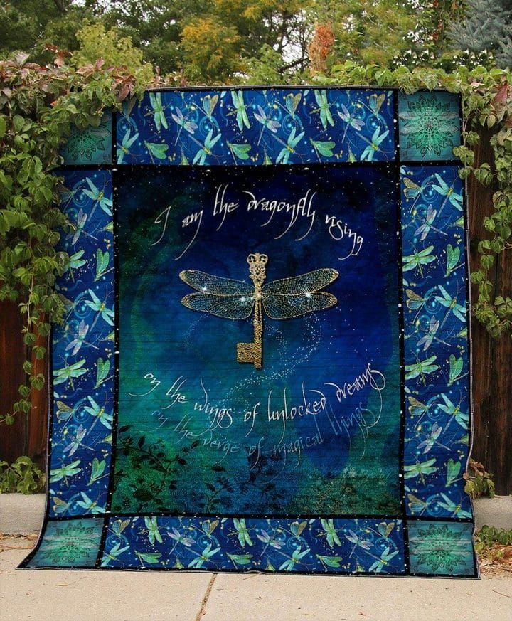 Dragonfly Unlocked Dream Quilt Blanket DHC3112402TD