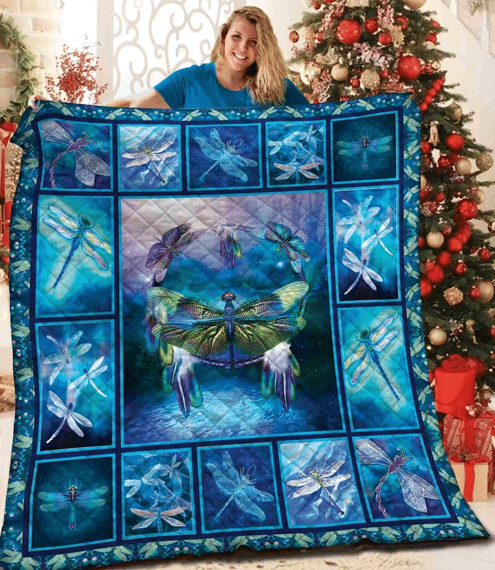 Dragonfly Your So Beautiful Quilt Blanket Dhc04011538Dd