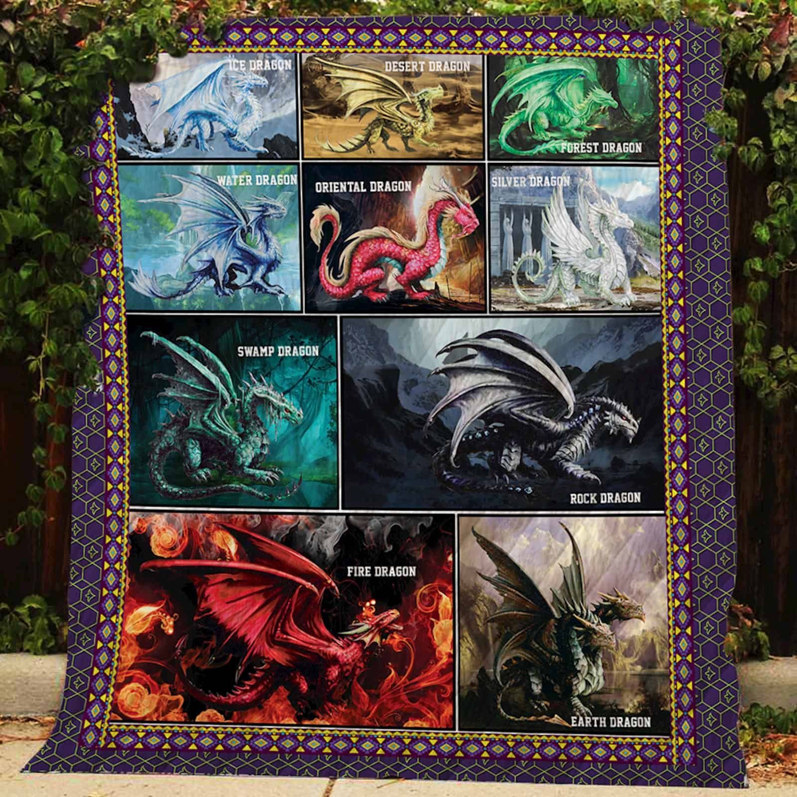 Dragons Collection Quilt Blanket Dhc1312406Dd